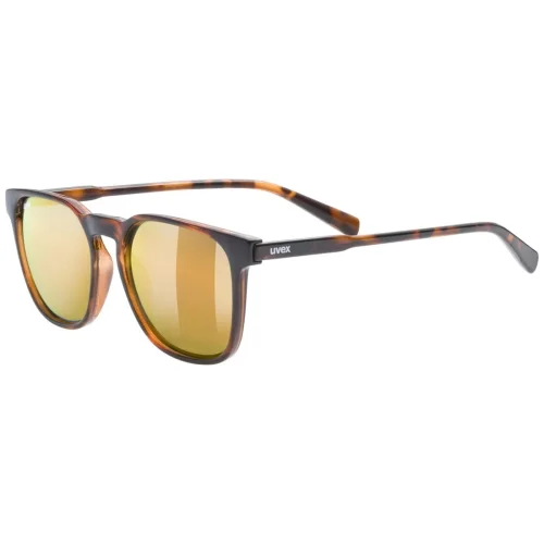 Okulary przeciwsłoneczne Uvex Lgl 49 - Havanna/gold Super okazja
