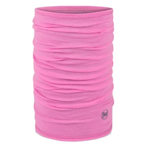 Chusta Buff Merino Lightweight Neckwear - Solid Fluor Fuchsia Bezpieczne zakupy