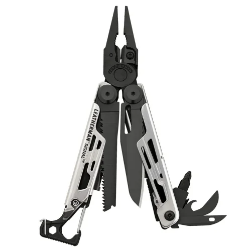 Multitool Leatherman Signal - Black & Silver Wybór klientów