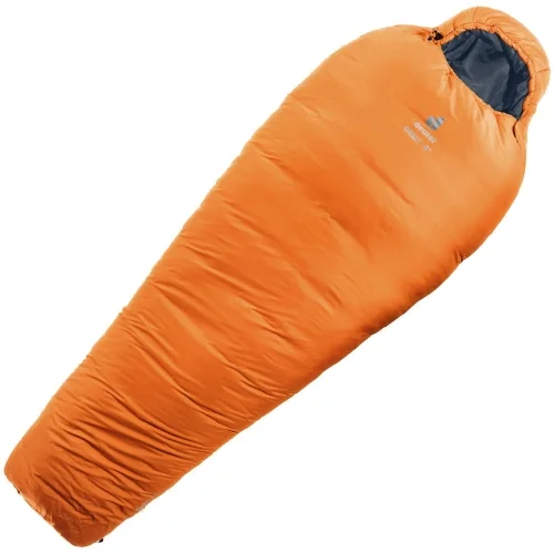 Nowy śpiwór dla wysokich Deuter Orbit -5° LONG-Lewy Mandarine-Ink