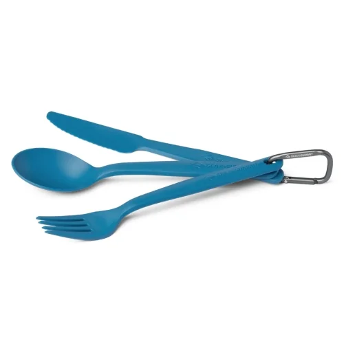 Wybór klientów Zestaw sztućców Sea To Summit Camp Cutlery Set - 3pc - Cendre Blue