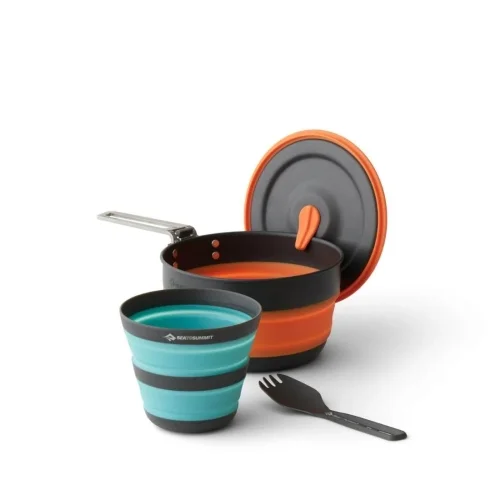 Łatwy zwrot Zestaw naczyń Sea To Summit Frontier Ultralight Collapsible 1L Pot Cook Set 3 PC