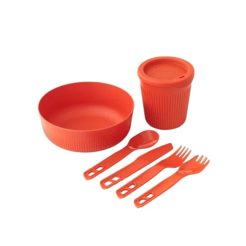 Ograniczona ilość Zestaw naczyń Sea To Summit Passage Dinnerware Set 6P –Orange