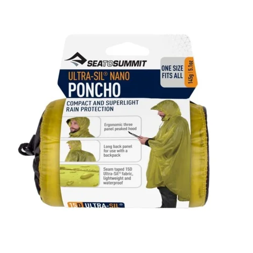 Peleryna Sea To Summit Ultra-Sil Nano Poncho-Lime Do wyczerpania zapasów