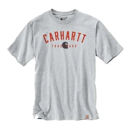 Super okazja Koszulka Carhartt Heavyweight Trademark Graphic T-Shirt - Heather Grey