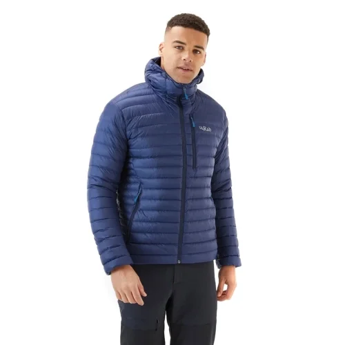 Kurtka puchowa RAB Microlight Alpine Jacket - Deep Ink Denim Bezpieczne zakupy