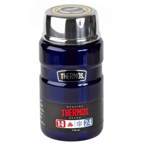 Okazja Termos z łyżką THERMOS King Food Jar 710ml Midnight Blue