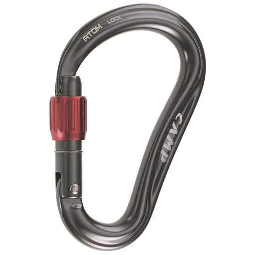 Karabinek HMS Atom Lock - gun metal Premium