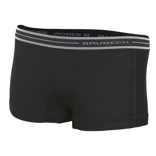 Bokserki damskie Active Wool - czarny Zniżka