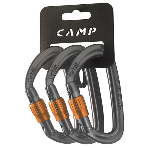 Wysoka jakość Karabinek Orbit Lock 3 Pack szare