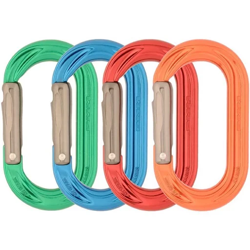 Karabinek owalny PerfectO Straight Gate Red Łatwy zwrot