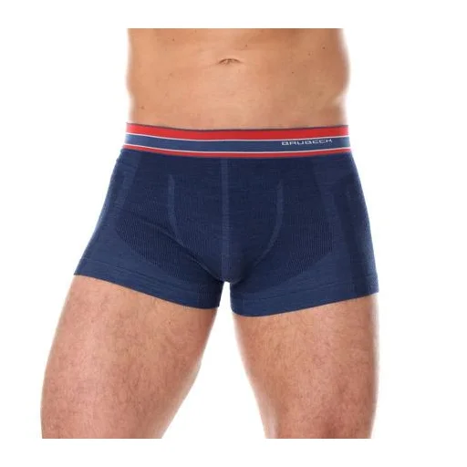 Promocja Bokserki męskie Active Wool - granatowy