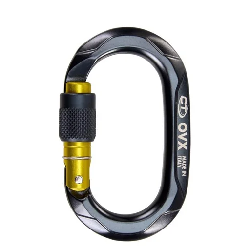 Karabinek aluminiowy OVX SG anthracite/gold Bestseller