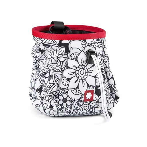 Najlepsza cena Woreczek na magnezję Lucky + Belt flowers white