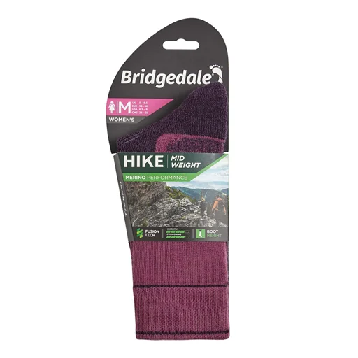 Ostatnia szansa Skarpety damskie Hike Mid Merino P Boot berry
