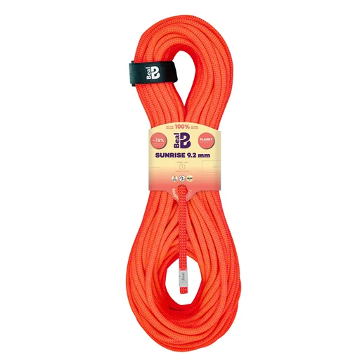 Lina dynamiczna Sunrise 9.2mm 60m Dry Cover Orange Wybór klientów