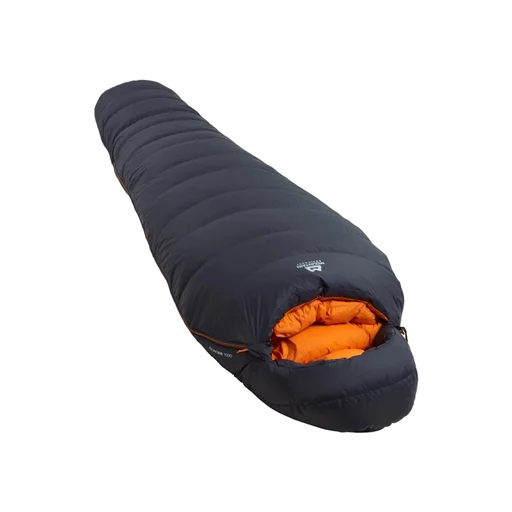 Śpiwór puchowy Glacier 1000 Regular obsidian RZ Bezpieczna płatność