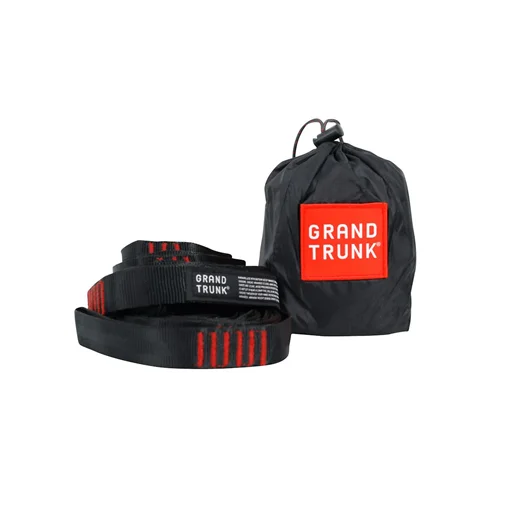 Szybka wysyłka Taśmy do hamaka Grand Trunk Straps czarne