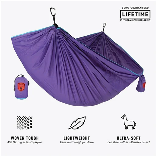 Hamak Grand Trunk TrunkTech Double aqua/violet Tylko dziś