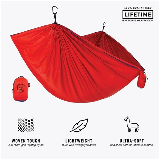 Hamak Grand Trunk TrunkTech Double red/navy Tylko dziś