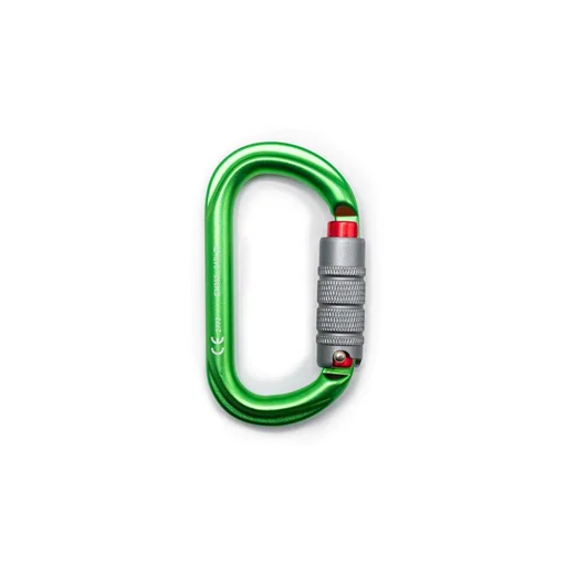 Karabinek owalny K15 Aluminium TA green Niska cena