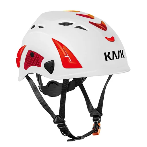 Kask Superplasma AQ HI VIZ white/red Bezpieczna płatność
