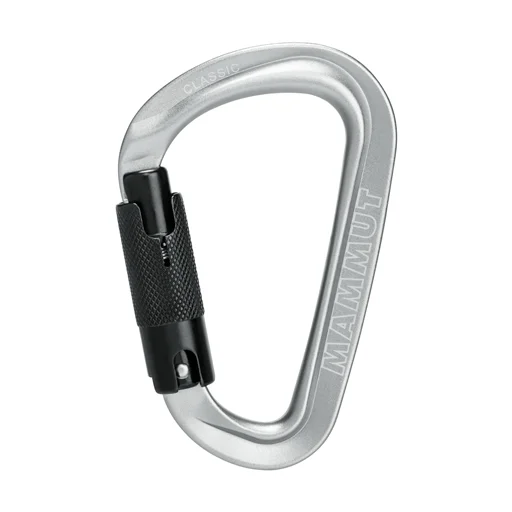 Karabinek HMS Classic Twistlock Plus light grey Nowość