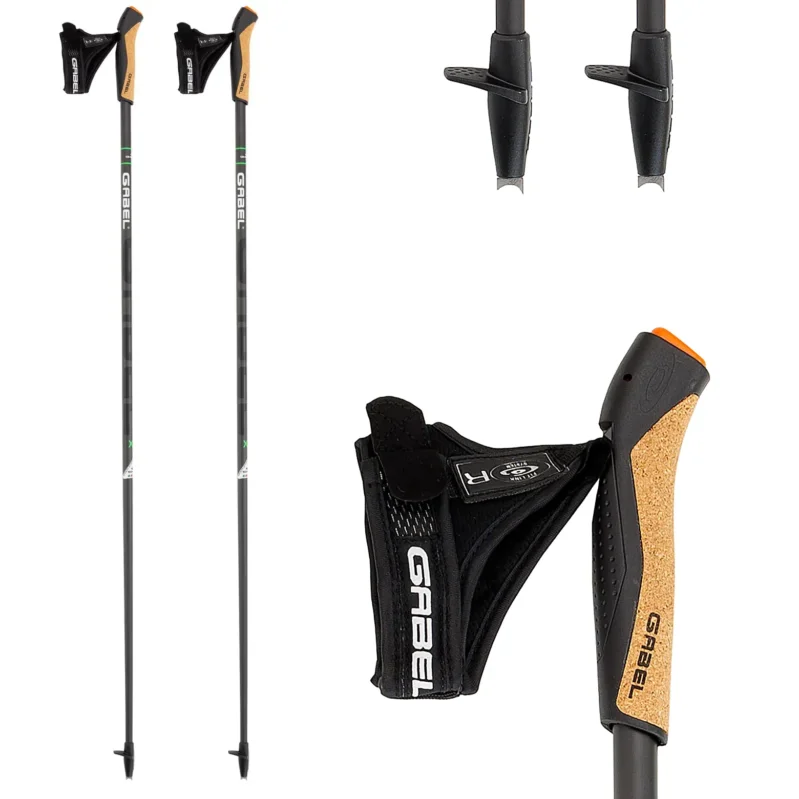 Kije Nordic Walking Gabel X-5 85% carbon stała długość 158g Ograniczona ilość