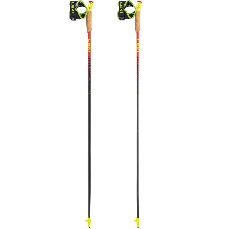 Kije Trail Running LEKI Vertical K red-yellow 100% carbon 113g Dodaj do koszyka