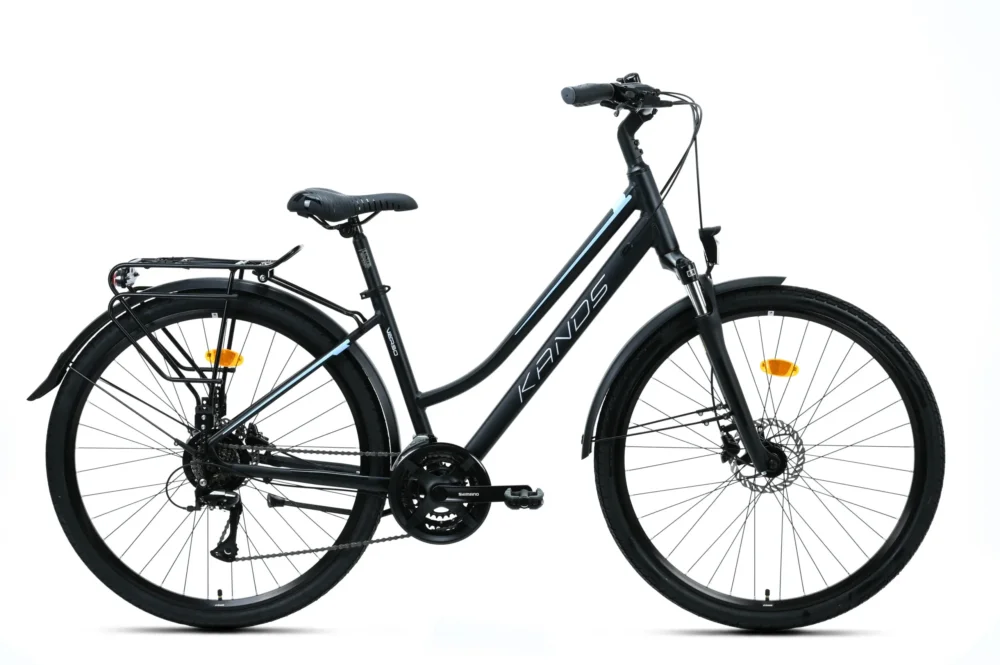 Promocja Rower trekkingowy Kands Verso V1 28 czarno-błękitny