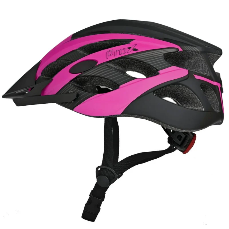 Do wyczerpania zapasów Kask rowerowy ProX Volt czarno-różowy