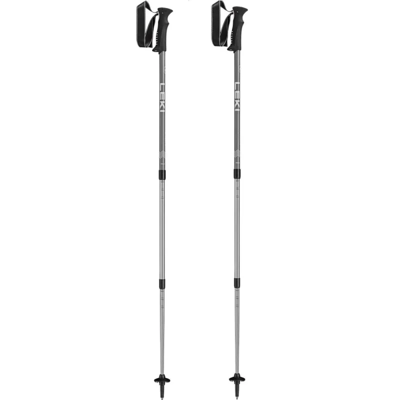 Hit sprzedaży Kije Trekkingowe Leki Voyager 110-145cm silvergray-white