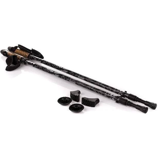 Ostatnie sztuki KIJE TREKKING HI-TEC CIANICO BLACK + POKROWIEC