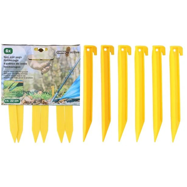 Do wyczerpania zapasów ŚLEDZIE DO NAMIOTU 21,6CM KPL. 6SZT PLASTIK