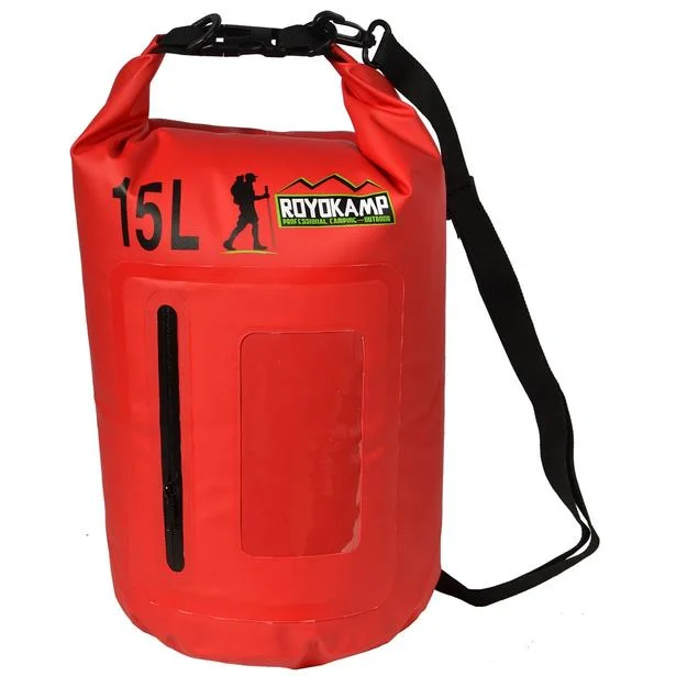 TORBA WODOSZCZELNA Z ETUI NA TELEFON ROYOKAMP CZERWONA 15 L Wybór klientów