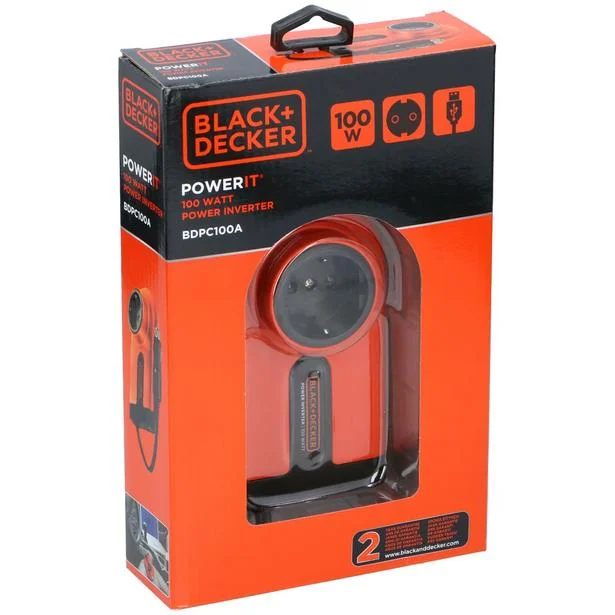 PRZETWORNICA DO SAMOCHODU BLACK & DECKER 12V do 230V MOC 100W Zamów teraz