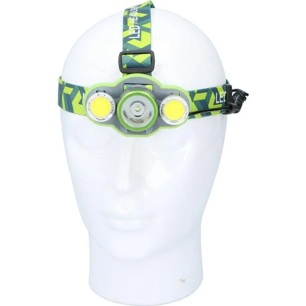 Zniżka LATARKA CZOŁOWA TURYSTYCZNA DELUXE MORO 1 LED i 2 COB GRUNDIG