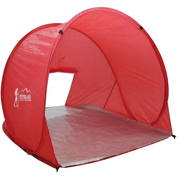 NAMIOT PARAWAN PLAŻOWY SAMOROZKŁADAJĄCY 145x105x100/75CM CZERWONY Oferta czasowa