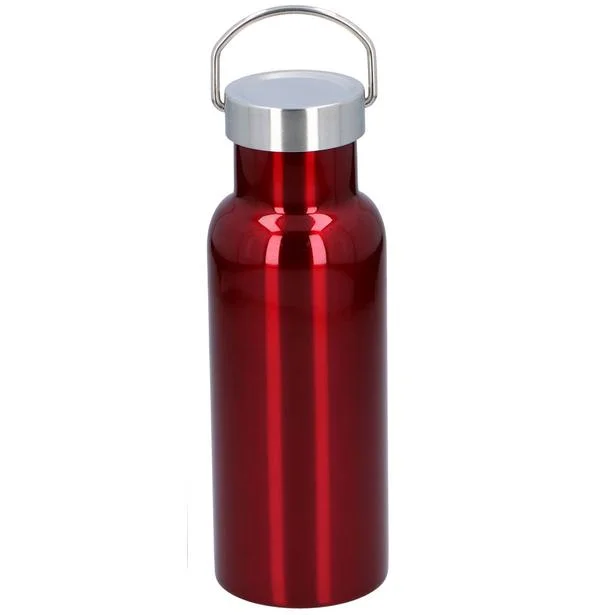 BUTELKA TERMICZNA TURYSTYCZNA ALPINA 500ML Z UCHWYTEM - CZERWONY Darmowa dostawa