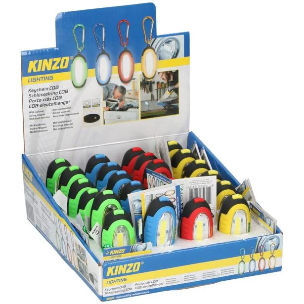 LATARENKA LAMPA CAMPING LED COB KINZO Popularny