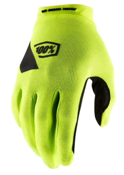 Bezpieczne zakupy Rękawiczki 100% RIDECAMP Glove yellow