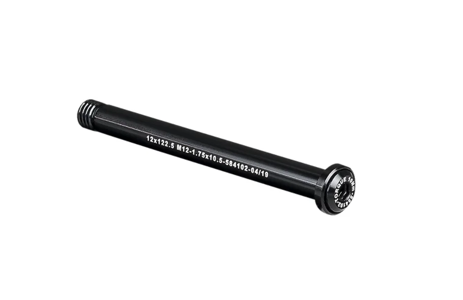 Łatwy zwrot Zacisk piasty Bontrager Thru 12x 122,5mm Black Front