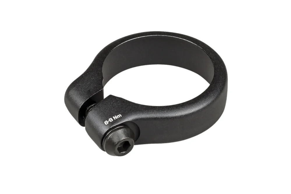 Zacisk sztycy podsiodłowej Bontrager Basic 36,4mm Łatwy zwrot