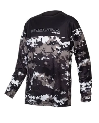 Dostępne od ręki Endura Dziecięca koszulka MT500JR L/S czarny 9-10