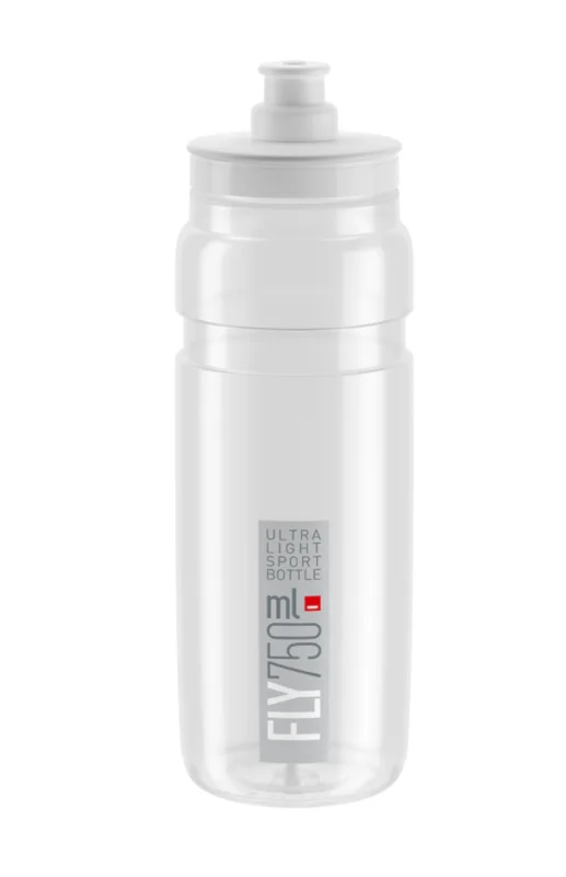 Taniej Elite Bidon FLY Clear Szary 750ml
