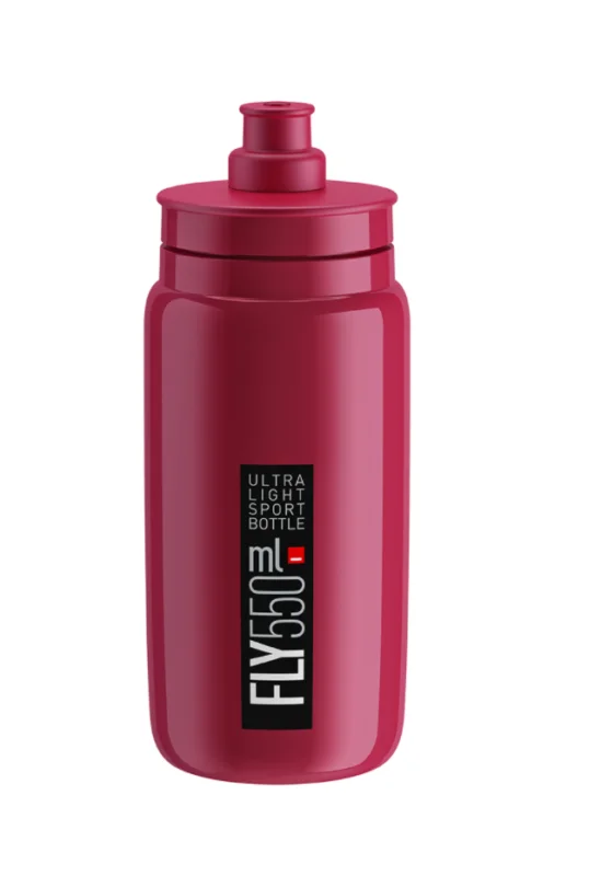 Darmowy zwrot Elite Bidon FLY Amaranth Czarny 550ml