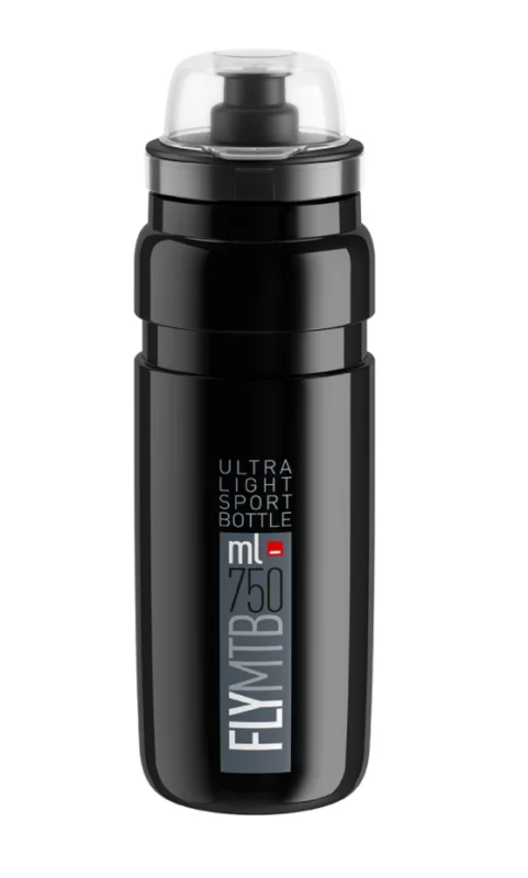 Elite Bidon FLY MTB Czarny Szary 750ml Szybka wysyłka