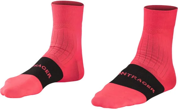 Super okazja Skarpety Bontrager Velocis Quarter L Różowy Radioactive