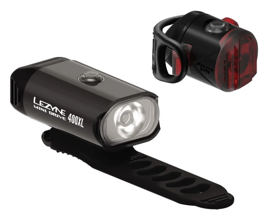 Zamów dziś Zestaw lampki LEZYNE MINI DRIVE 400 przód, tył 5 lm