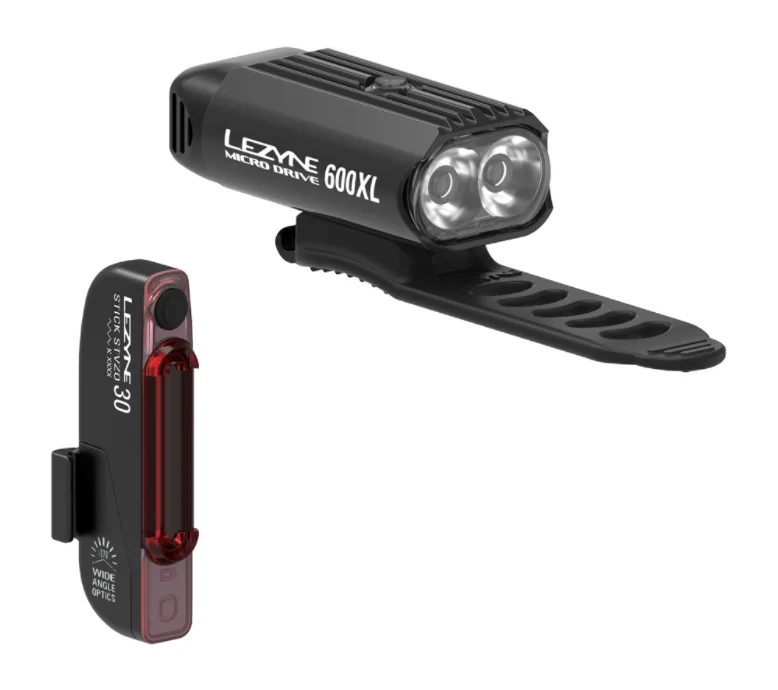 Zestaw lampki LEZYNE MICRO 600XL przód, tył 30 lumenów Sprawdź teraz